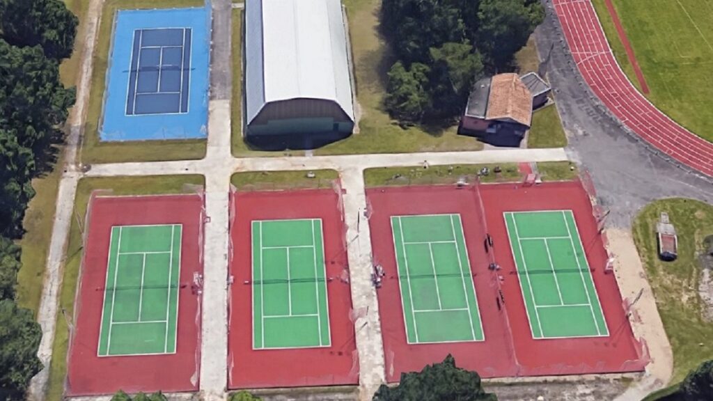 Club Tennis Pessac vue Googlemap